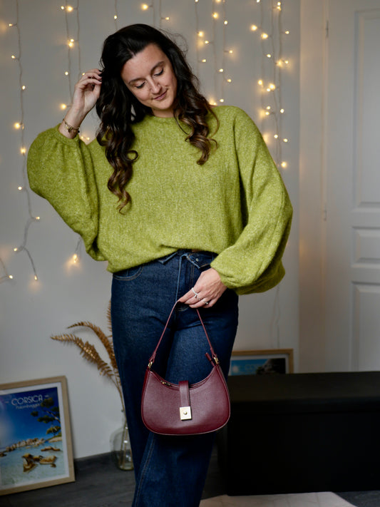 PULL LILI VERT OLIVE