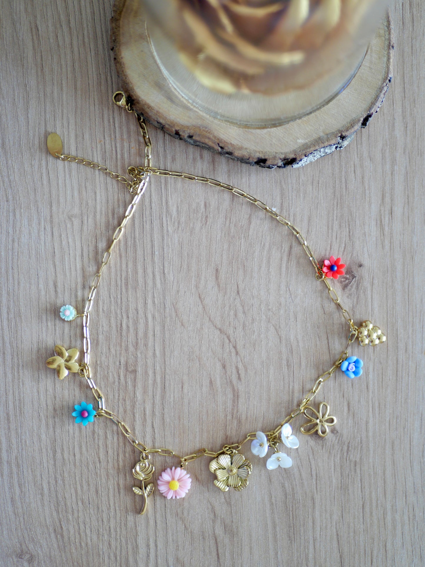 COLLIER FLEURS