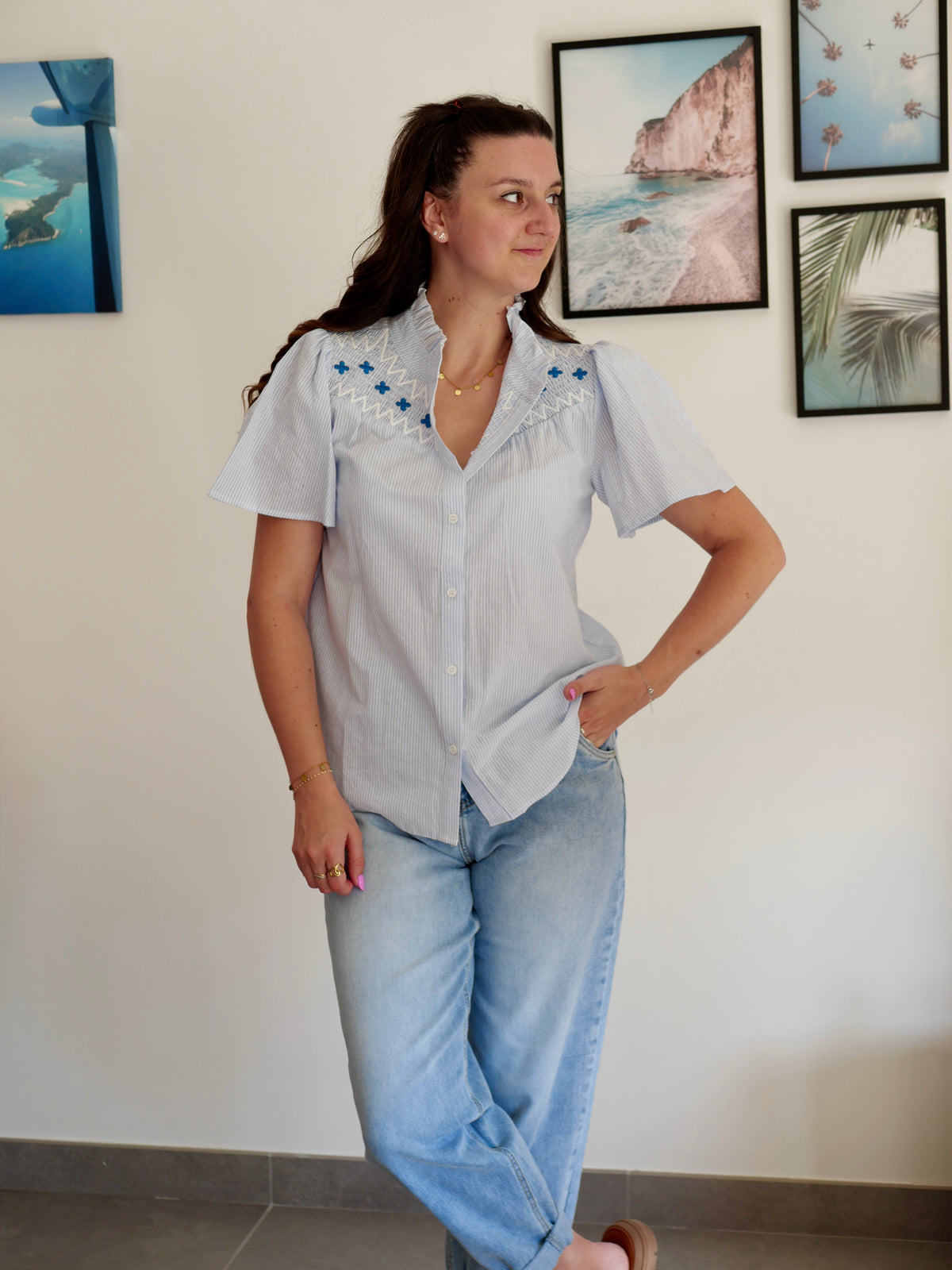BLOUSE AUGUSTINE (PETITE ET GRANDE TAILLE)