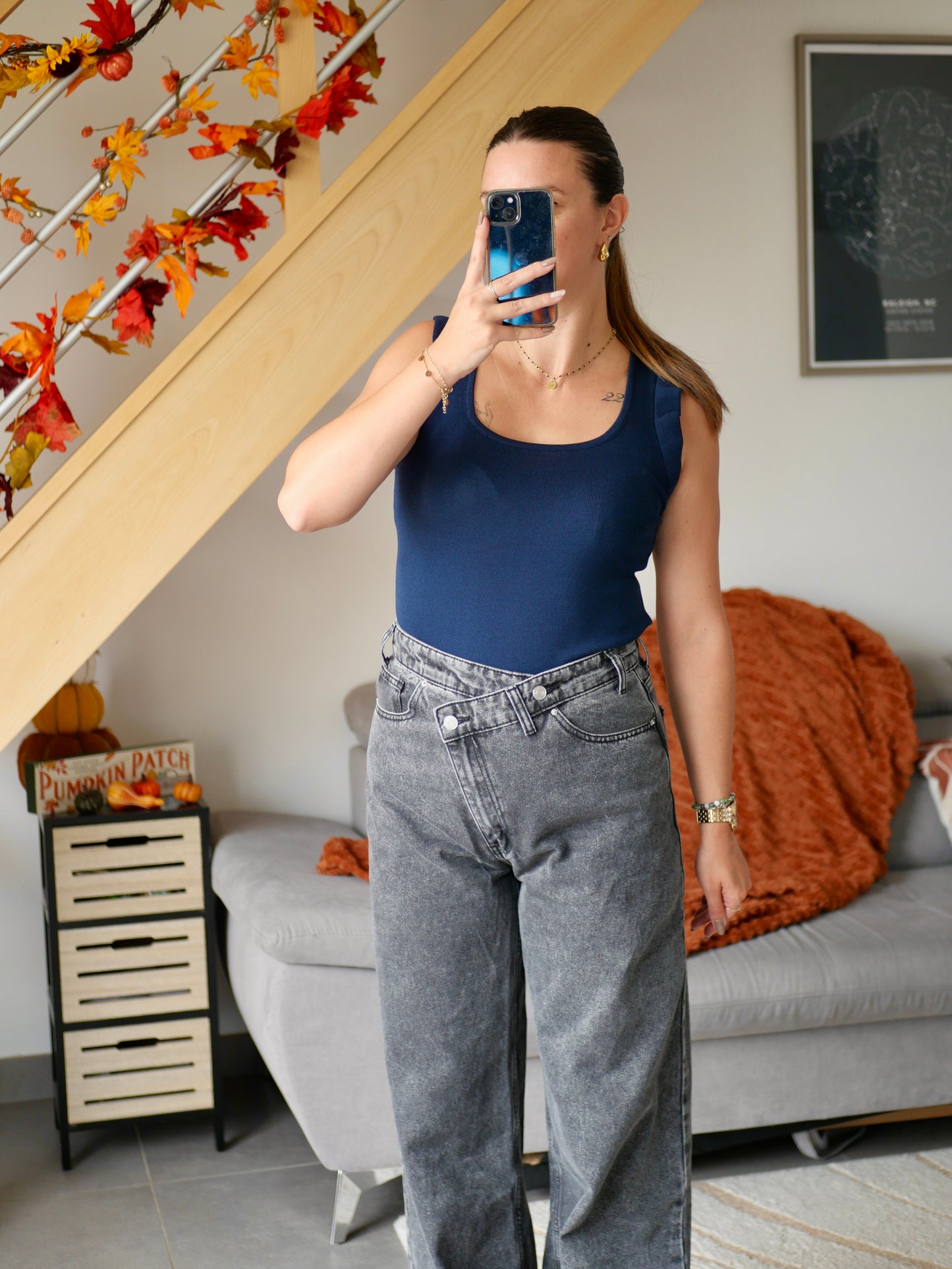 TOP JUSTINE BLEU MARINE