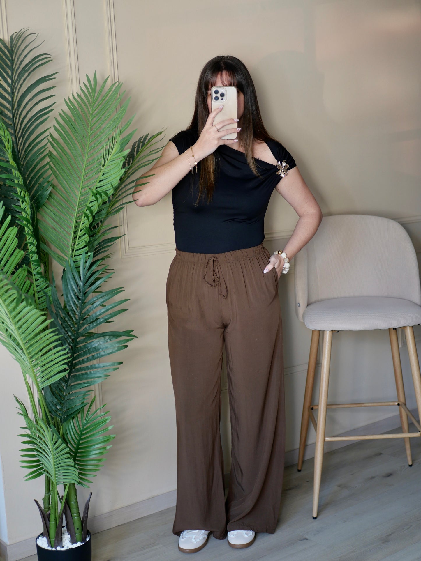 PANTALON FLORIDA CHOCOLAT