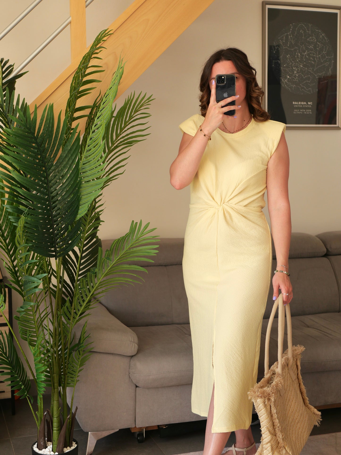 ROBE BROOKLYN JAUNE