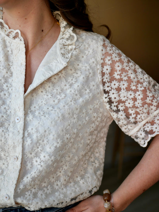 BLOUSE VICTORIA (PETITE ET GRANDE TAILLE)