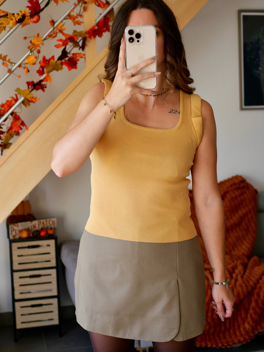 TOP JUSTINE MOUTARDE