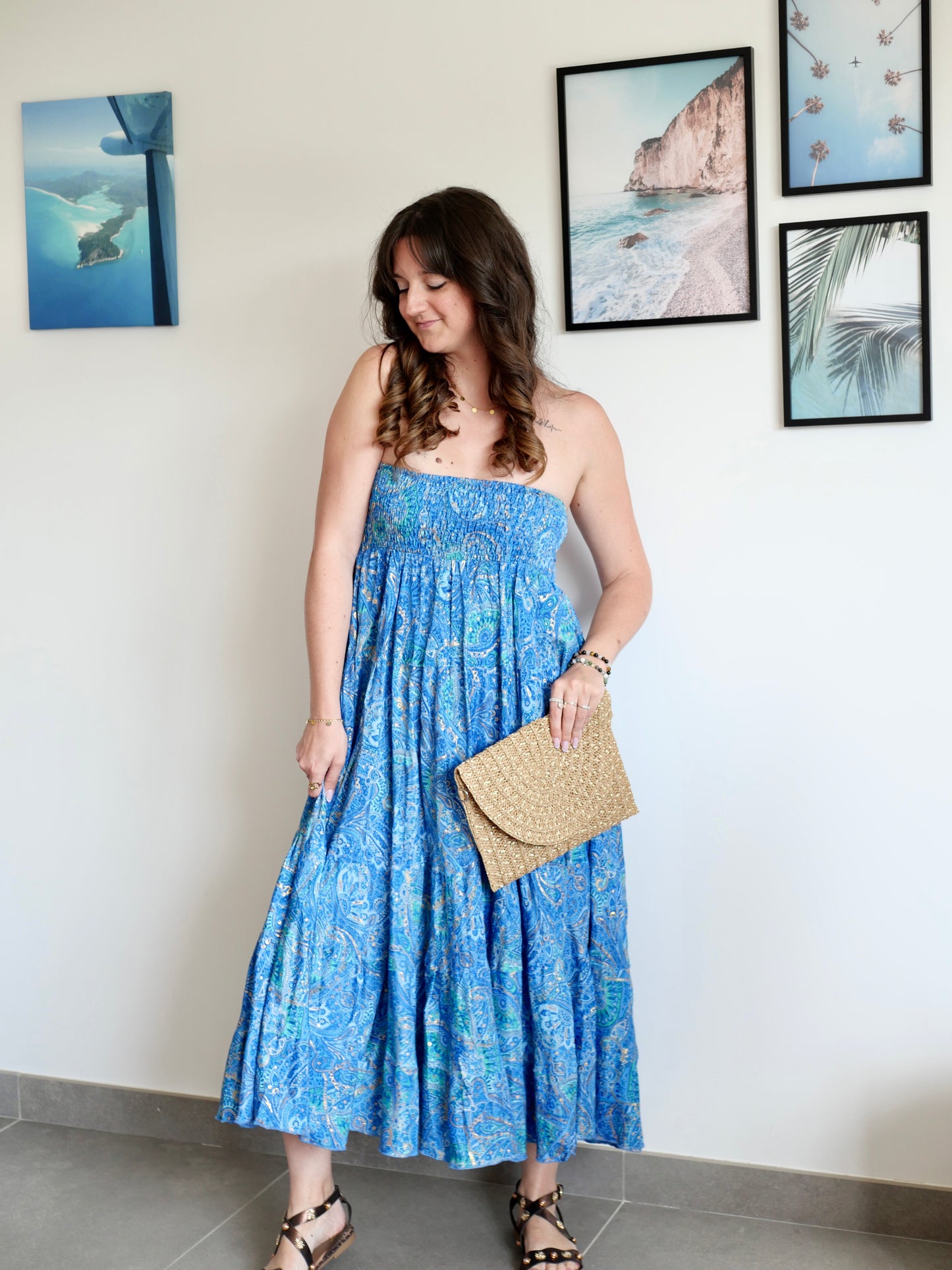 JUPE SIENNA BLEU FONCÉ