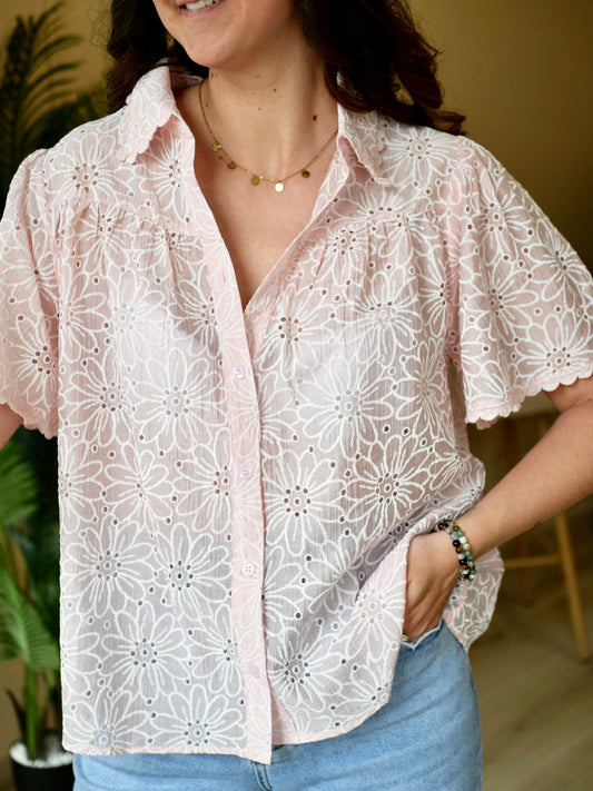 BLOUSE IRIS (PETITE ET GRANDE TAILLE)