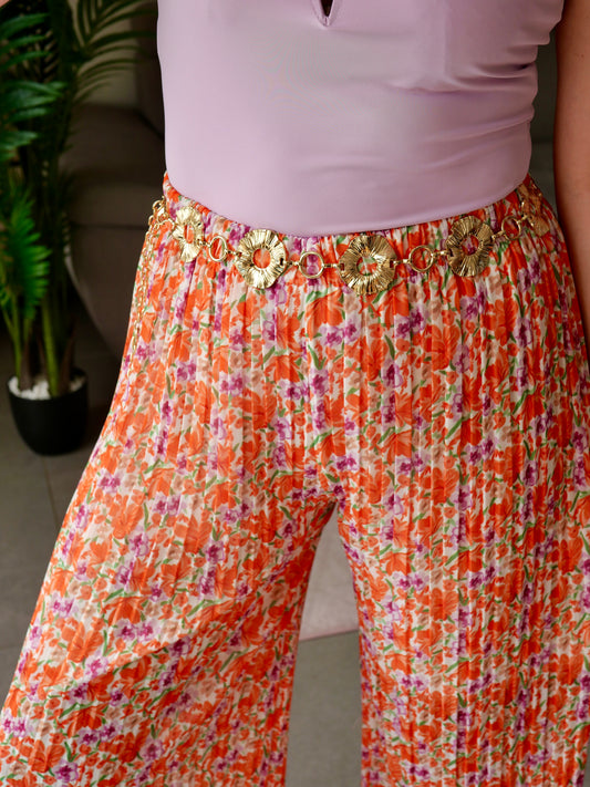 PANTALON ILONA ORANGE (PETITE ET GRANDE TAILLE)