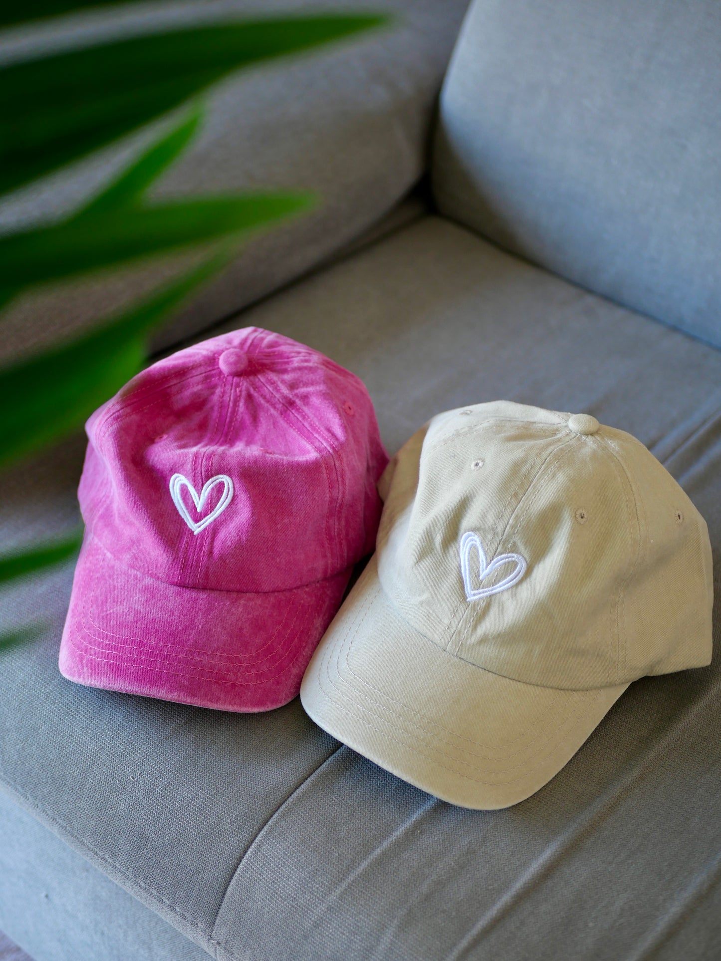 CASQUETTE CŒUR FUSCHIA