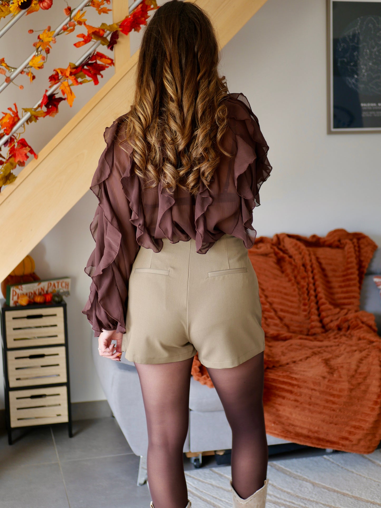 BLOUSE VICTOIRE CHOCOLAT
