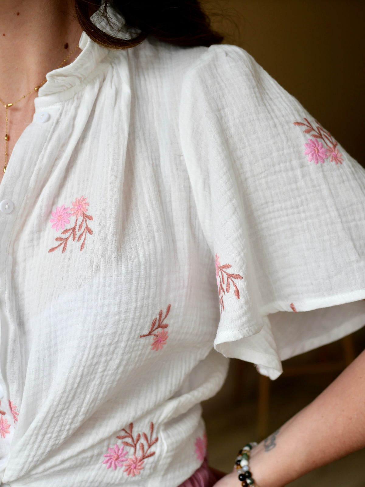 ALMA BLOUSE (PETITE AND PLUS SIZE)