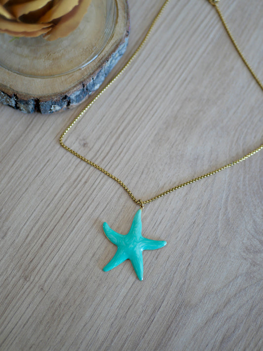 COLLIER ETOILE TURQUOISE