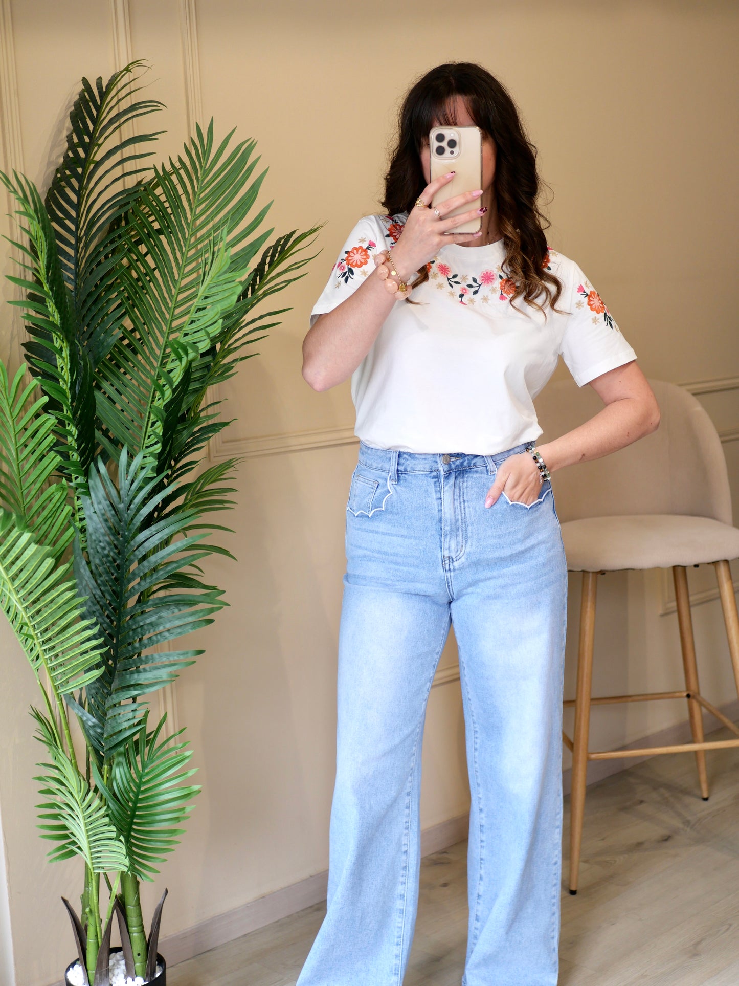 T-SHIRT MIMI (PETITE ET GRANDE TAILLE)