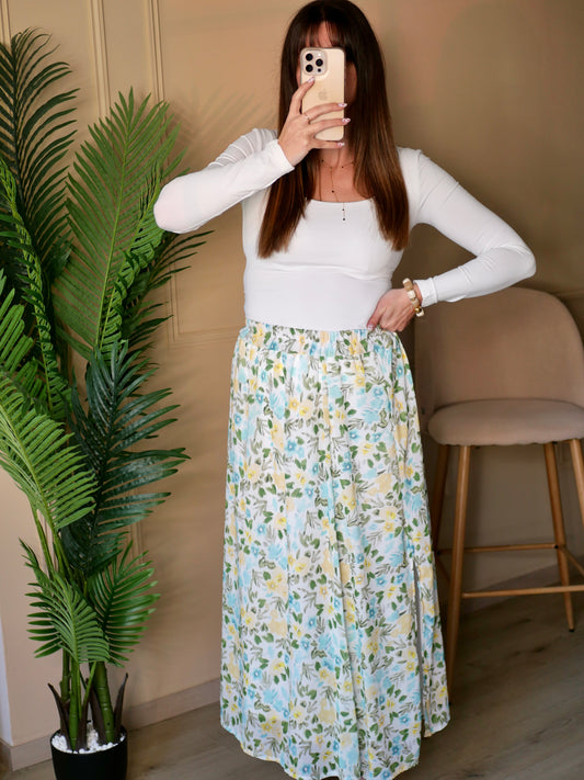 JUPE AMÉLIA TURQUOISE