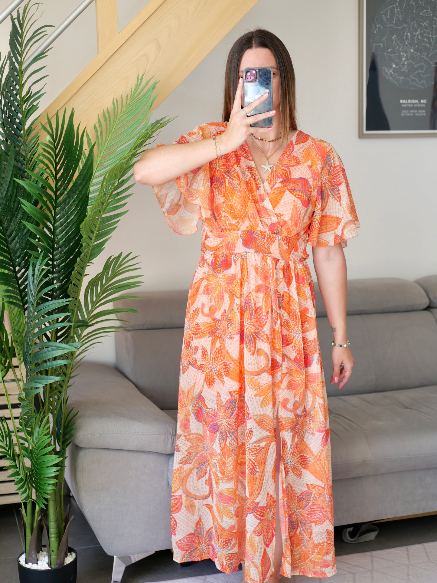 ROBE BOHEME ORANGE