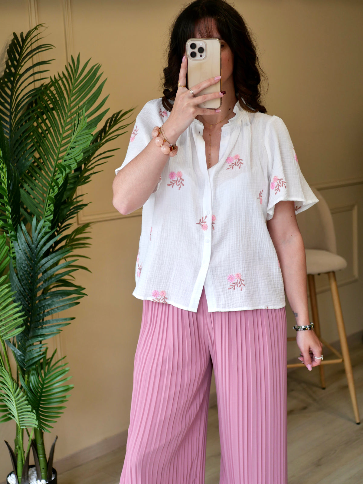 ALMA BLOUSE (PETITE AND PLUS SIZE)