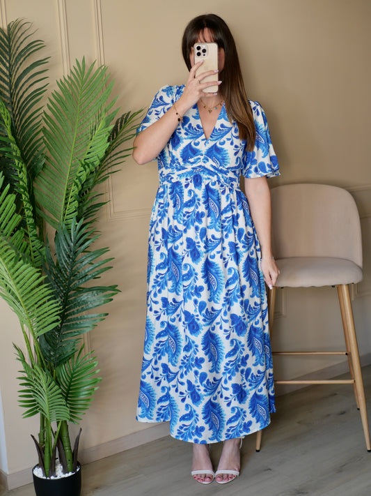 ROBE SANTORIN (PETITE ET GRANDE TAILLE)