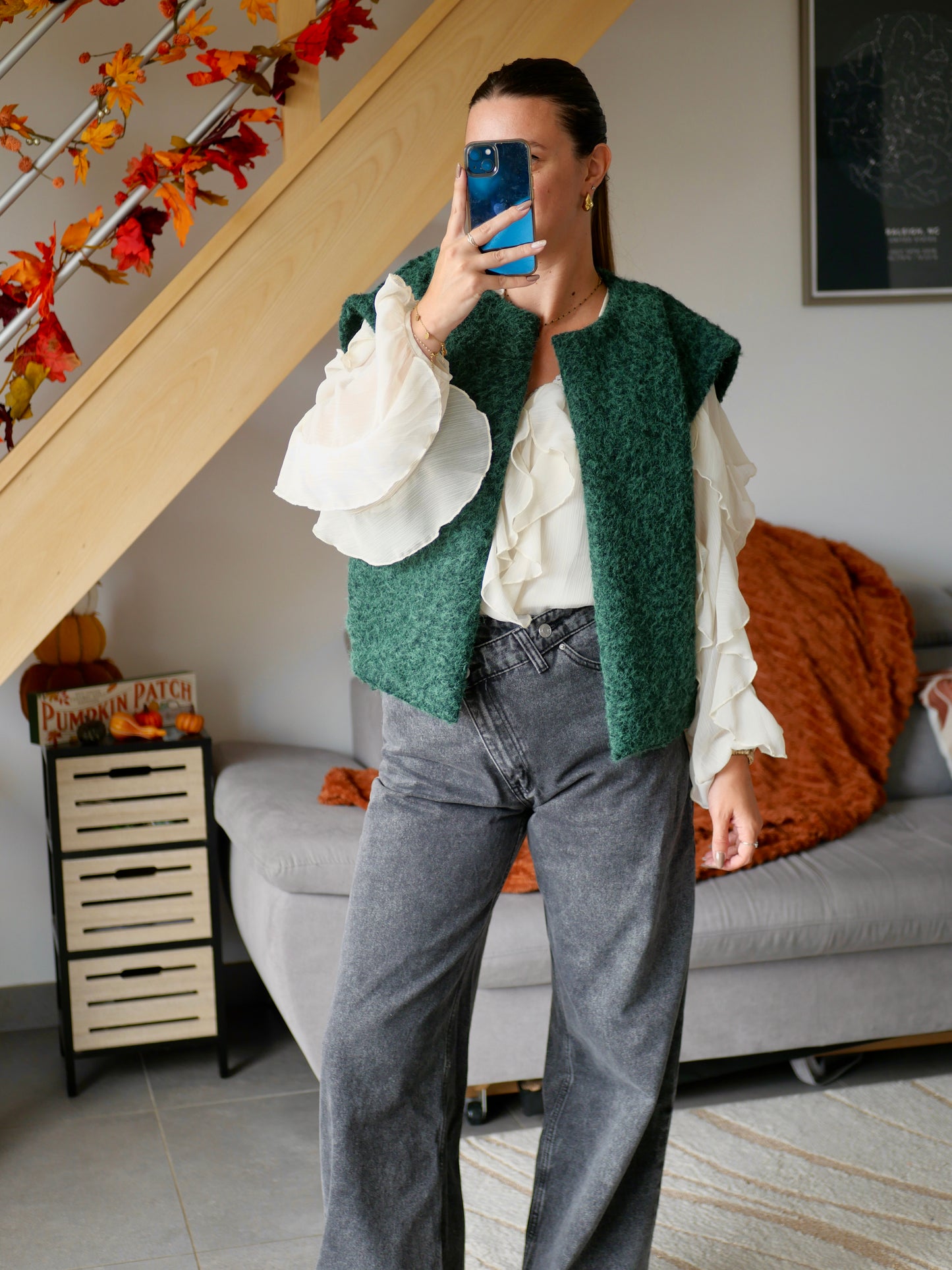 VESTE ZOE VERT SAPIN