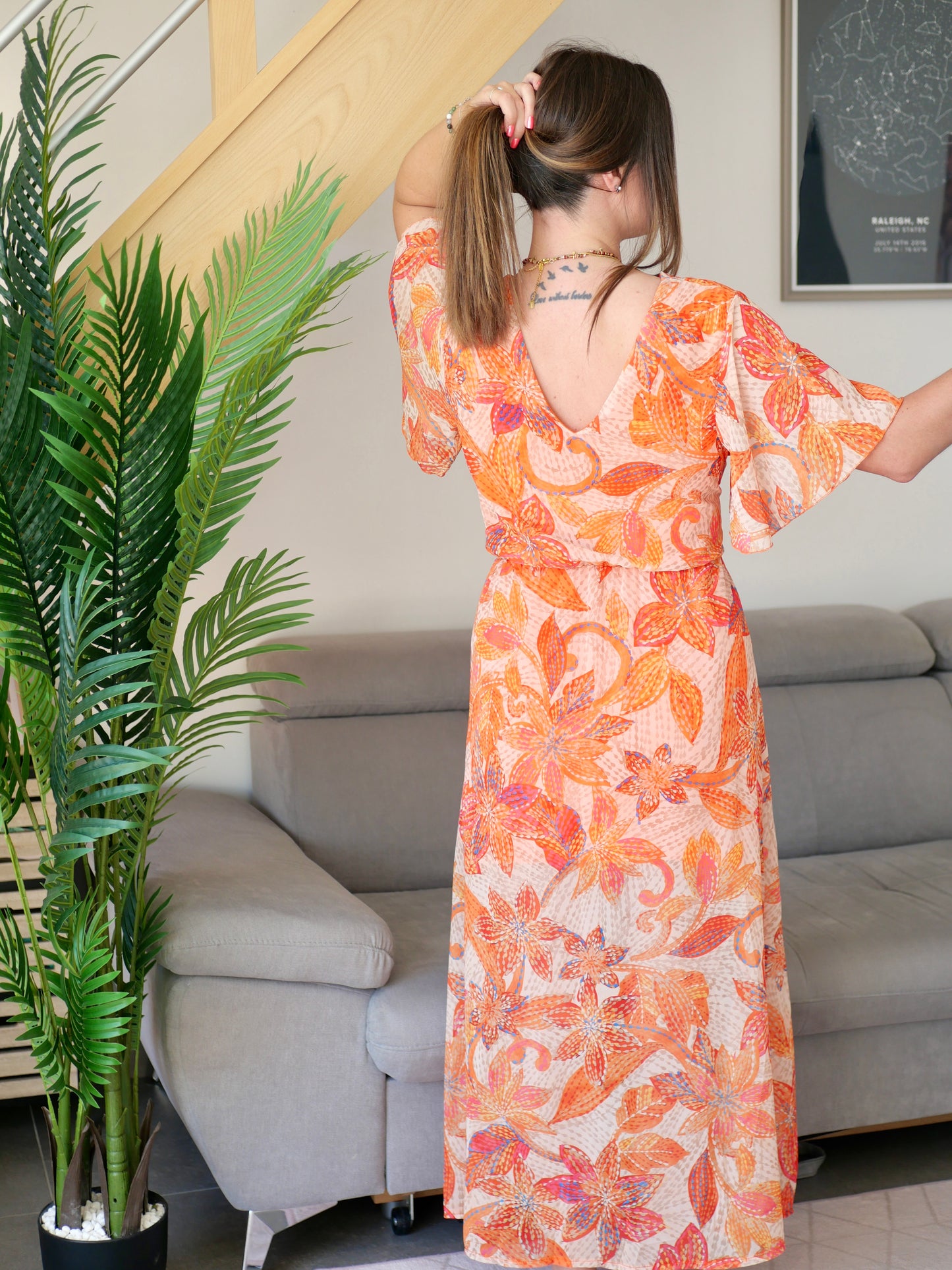 ROBE BOHEME ORANGE