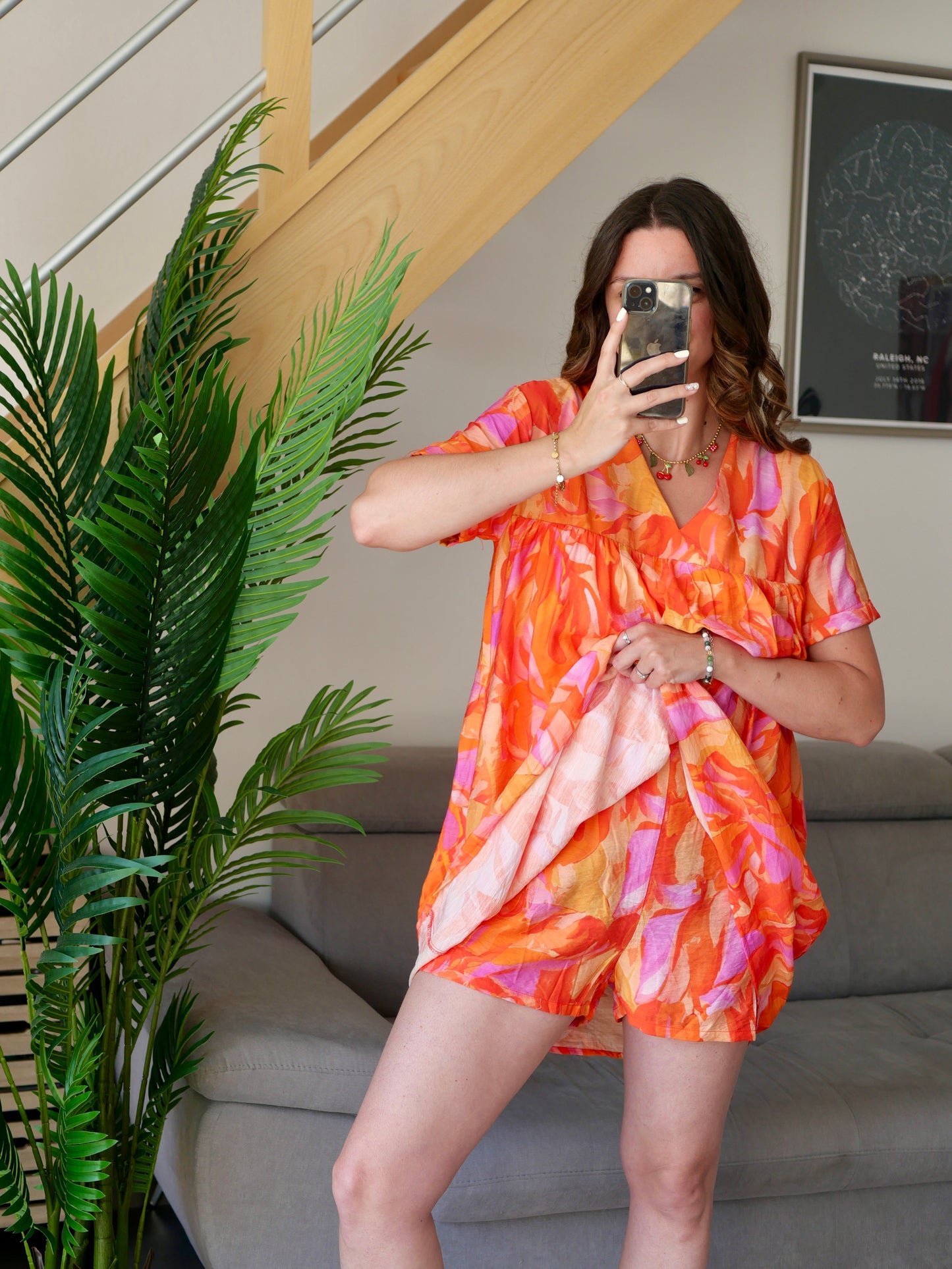 ROBE SHORT SUNSET (PETITE ET GRANDE TAILLE)