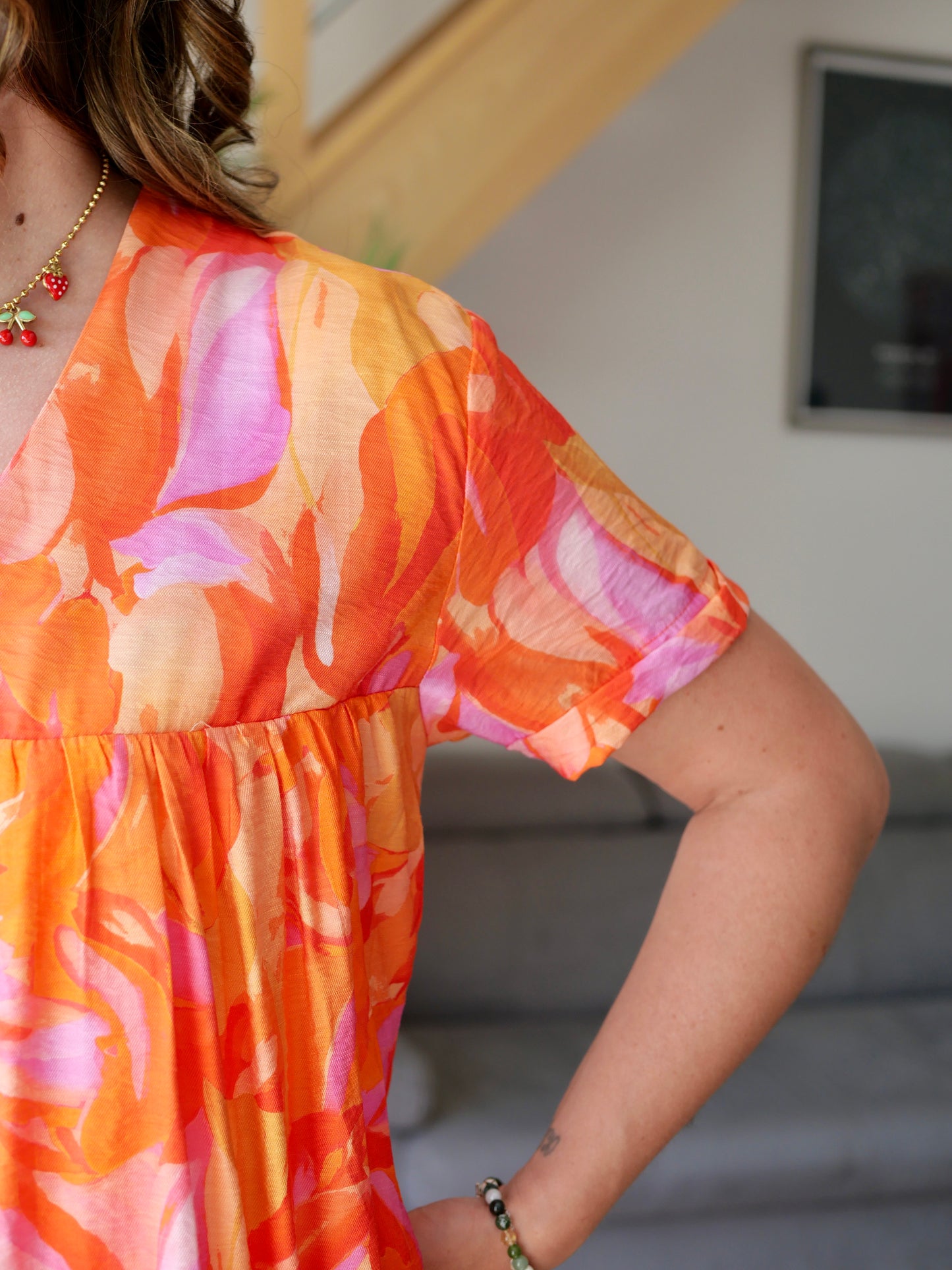 ROBE SHORT SUNSET (PETITE ET GRANDE TAILLE)