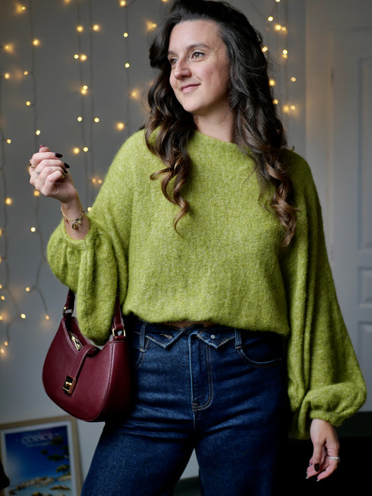 PULL LILI VERT OLIVE