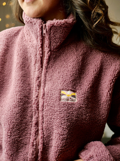 VESTE LÉNA AUBERGINE