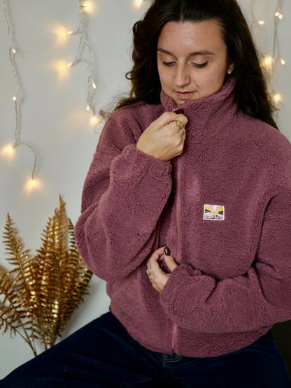 VESTE LÉNA AUBERGINE