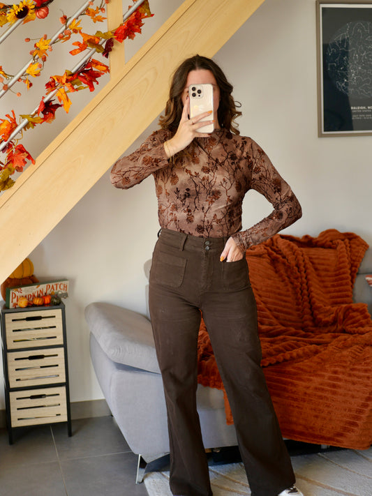 JEANS ALICIA CHOCOLAT