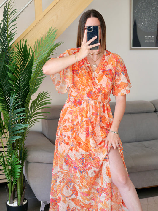 ROBE BOHEME ORANGE