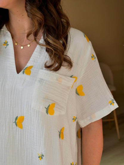 ROBE LEMON (GRANDE TAILLE)