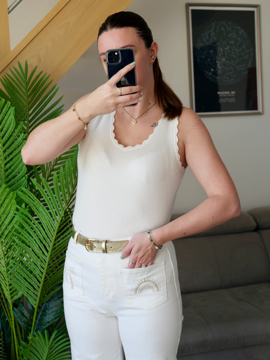 TOP CÔTELÉ (PETITE ET GRANDE TAILLE)