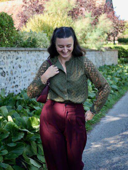 BLOUSE ESMÉE VERT OLIVE