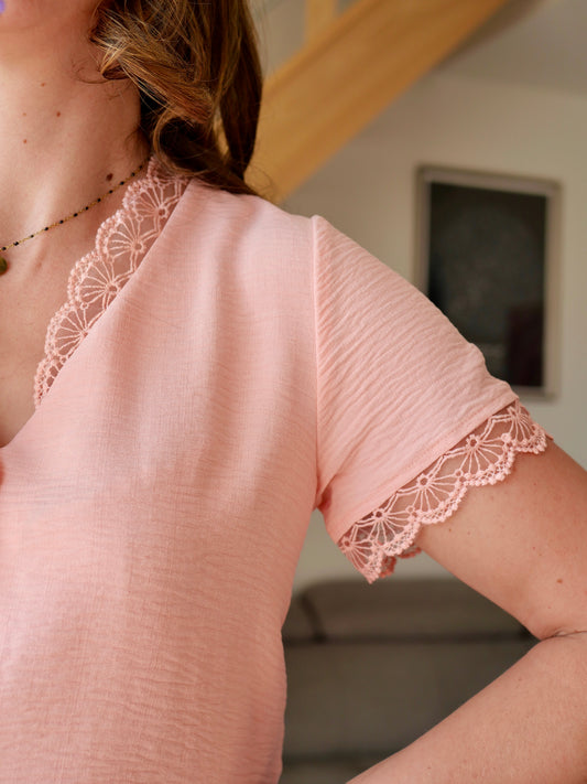BLOUSE COLINE (PETITE ET GRANDE TAILLE)