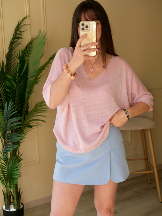 TOP VIVIANA ROSE POUDRÉ