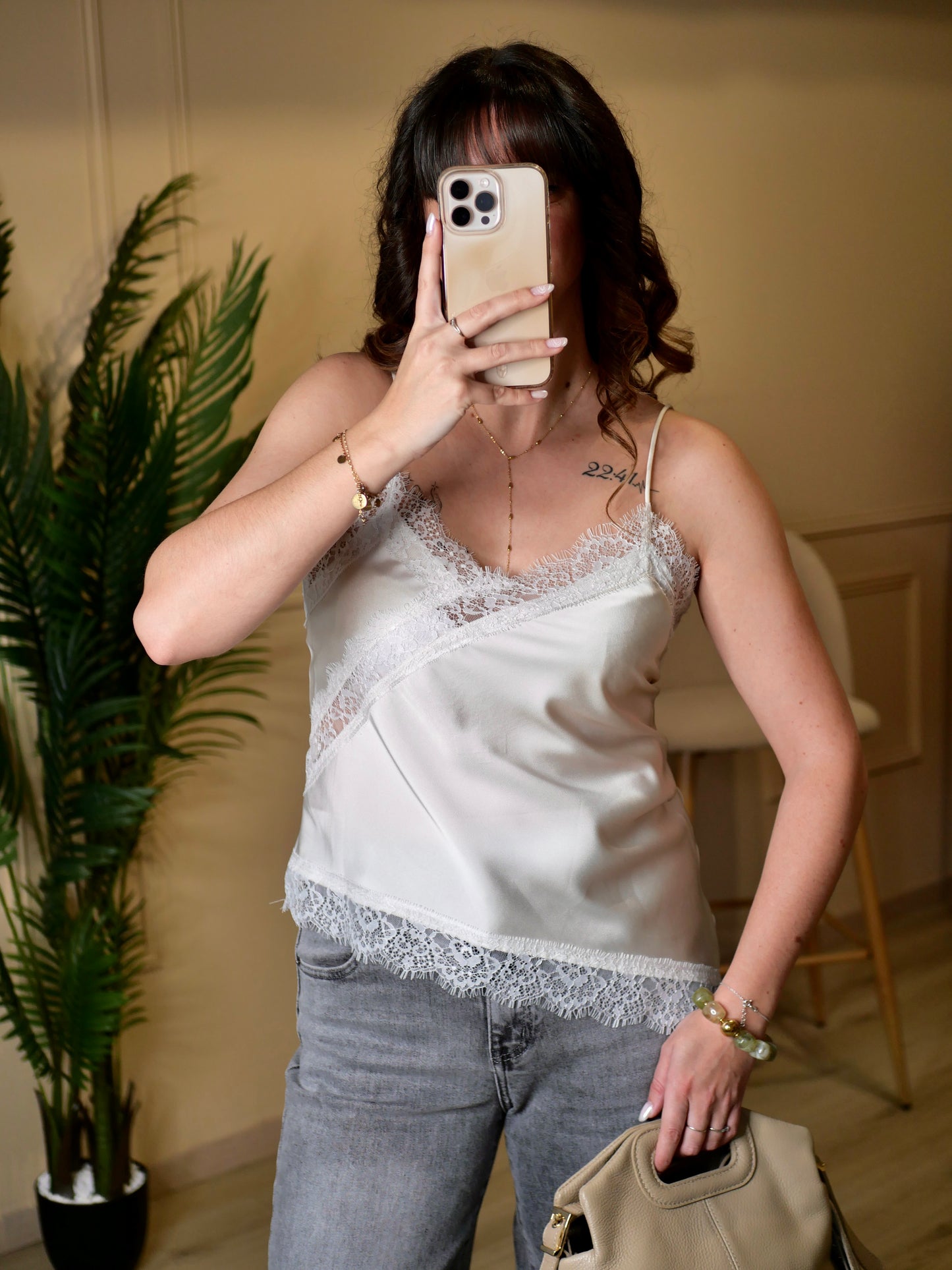 TOP ASYMÉTRIQUE BILLIE BEIGE