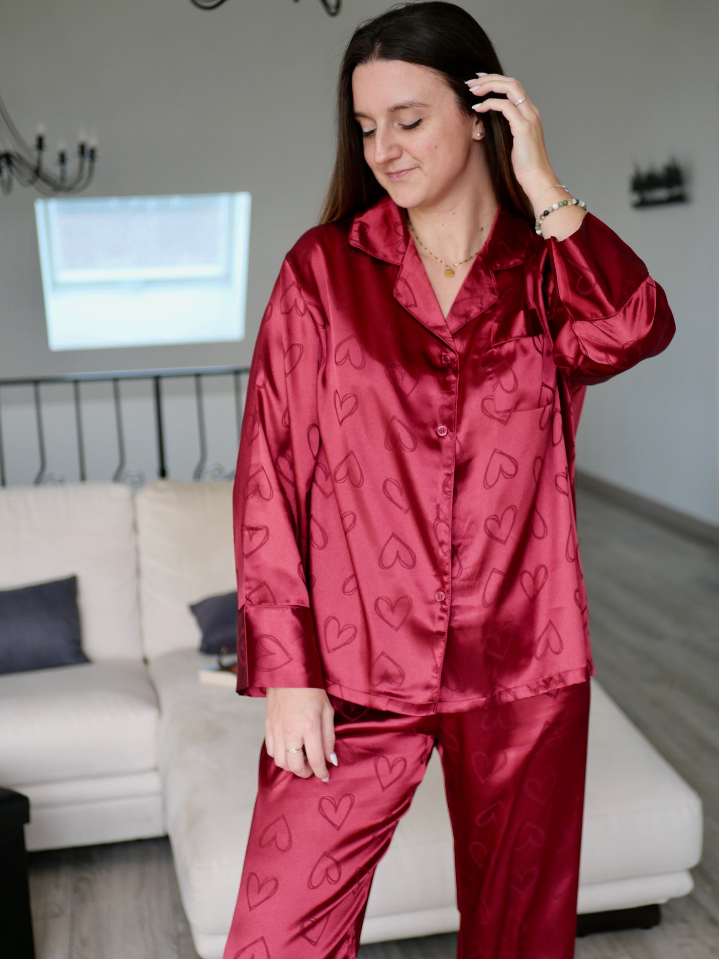 PYJAMA MEGÈVE BORDEAUX