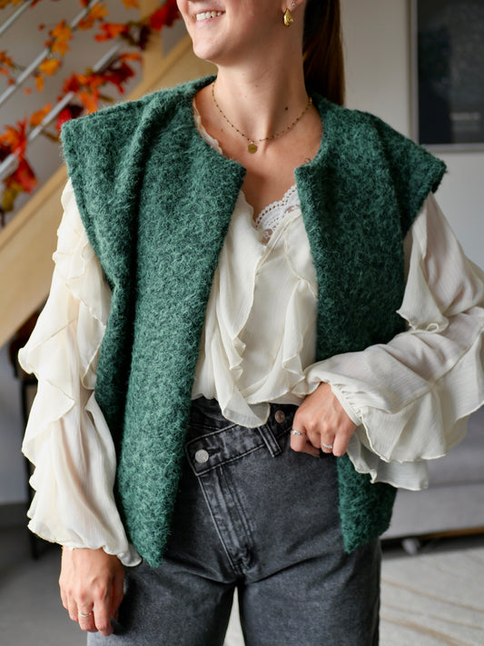 VESTE ZOE VERT SAPIN