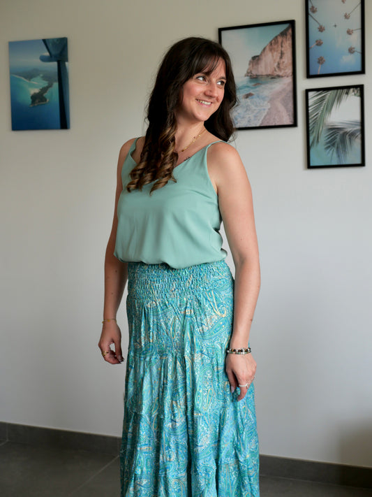 JUPE SIENNA TURQUOISE