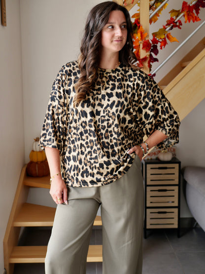 T-SHIRT LEO (PETITE ET GRANDE TAILLE)
