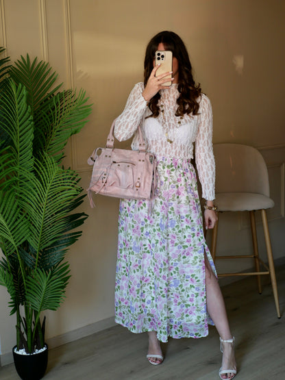 JUPE AMÉLIA LILAS