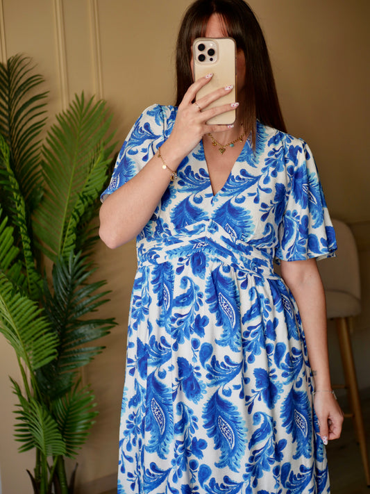 ROBE SANTORIN (PETITE ET GRANDE TAILLE)