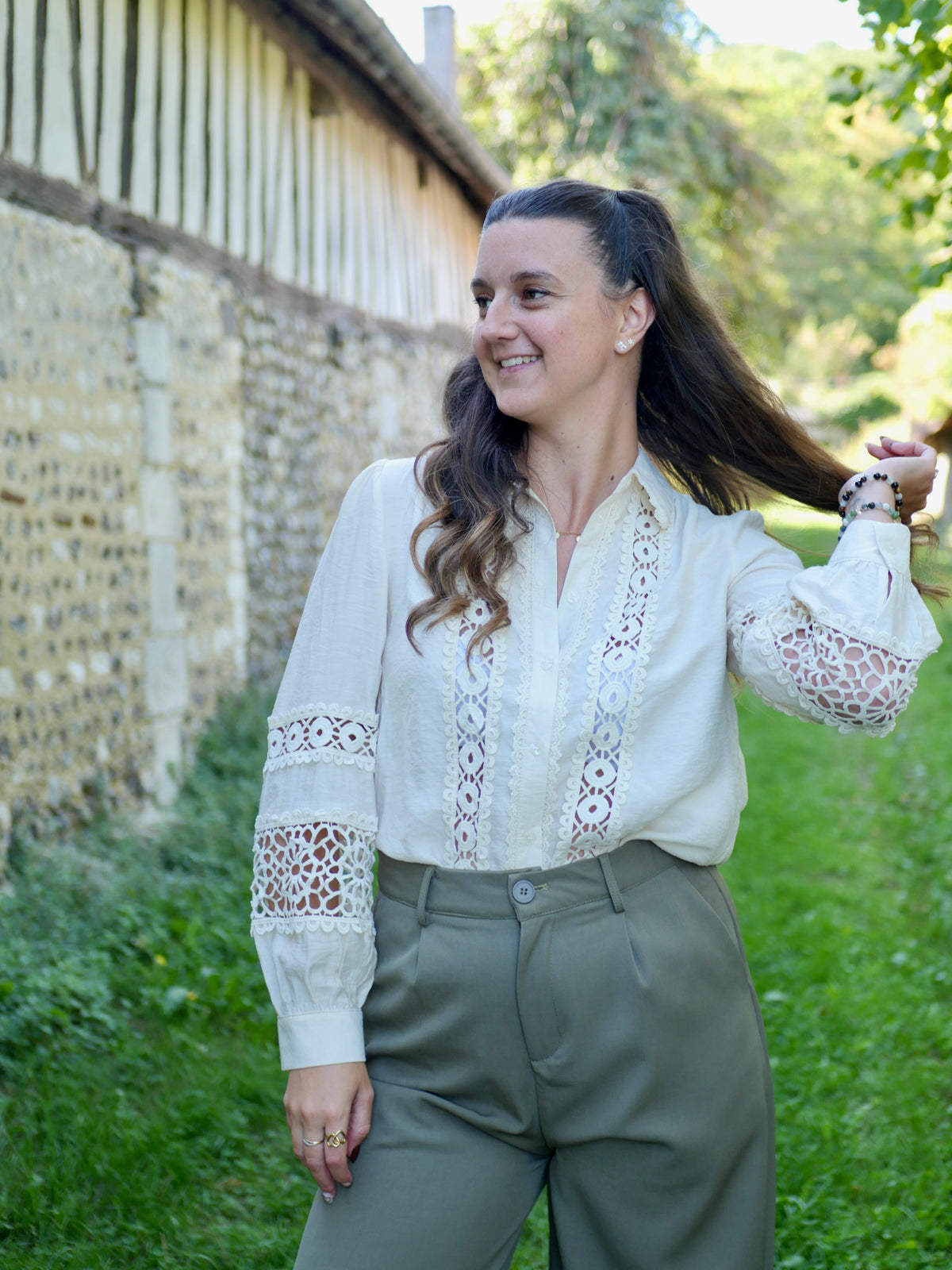 CHEMISE AÉLINE ECRU