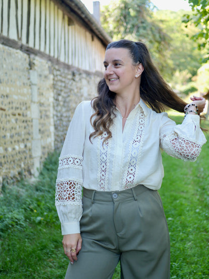 CHEMISE AÉLINE ECRU