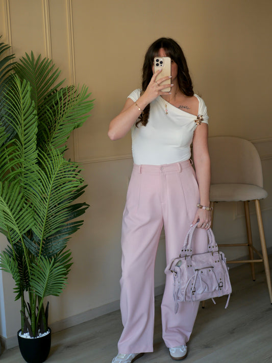 PANTALON JONA ROSE PALE