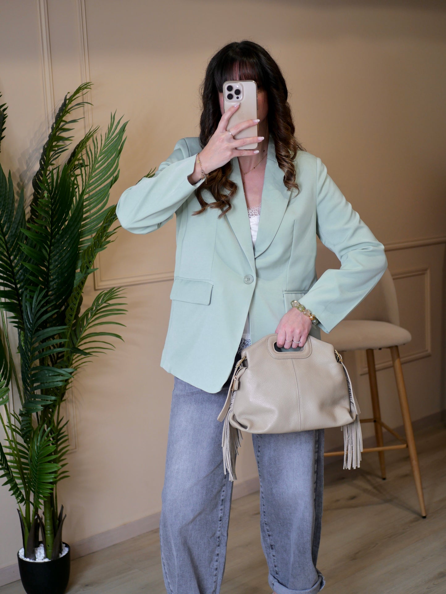 BLAZER AELIA VERT D’EAU