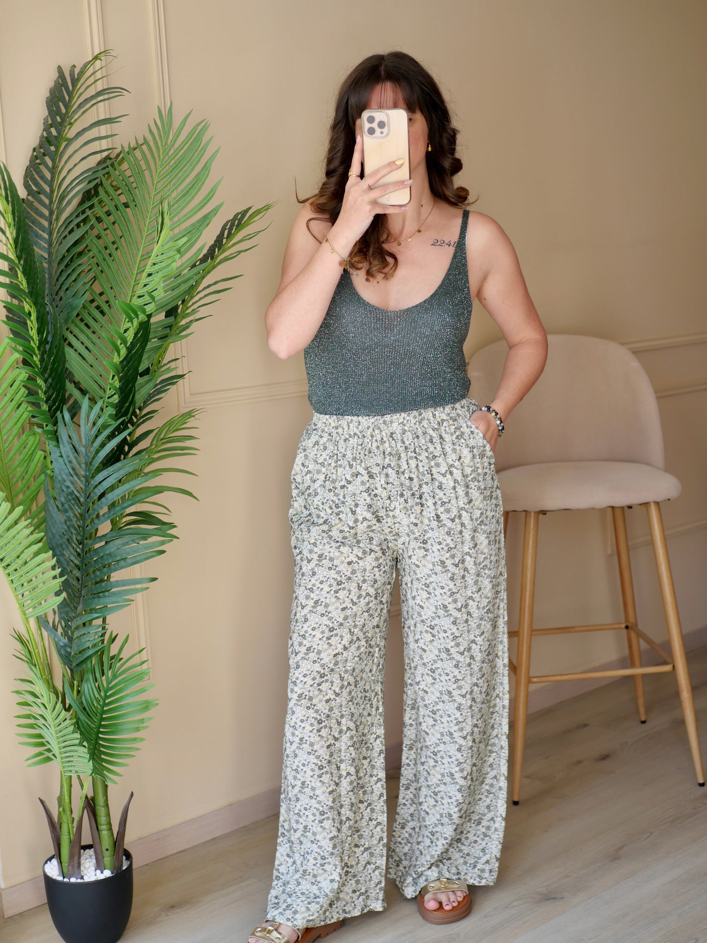 PANTALON LIBERTY VERT
