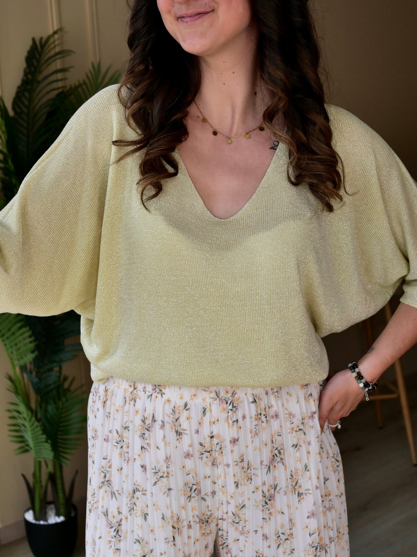 TOP VIVIANA JAUNE VANILLE