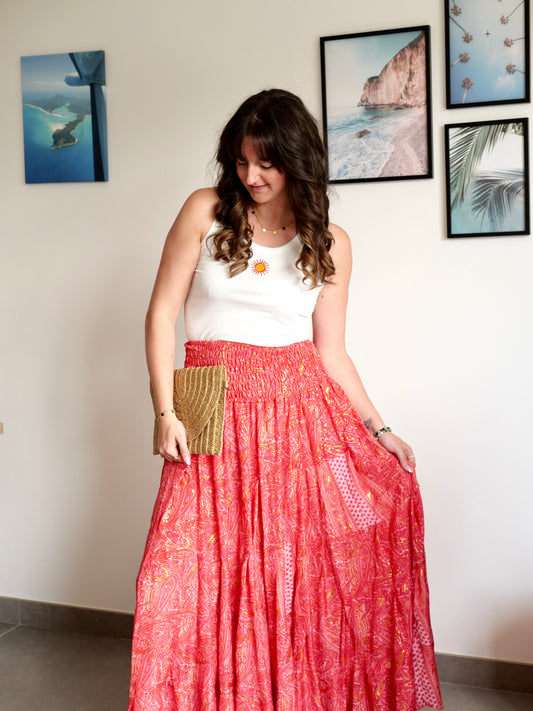 JUPE SIENNA CORAIL