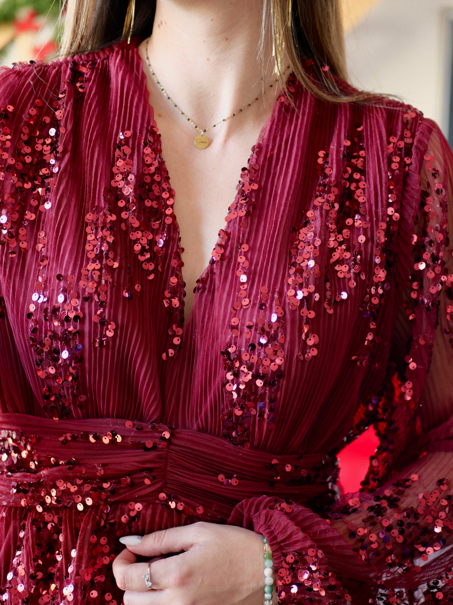 ROBE SANTA BORDEAUX