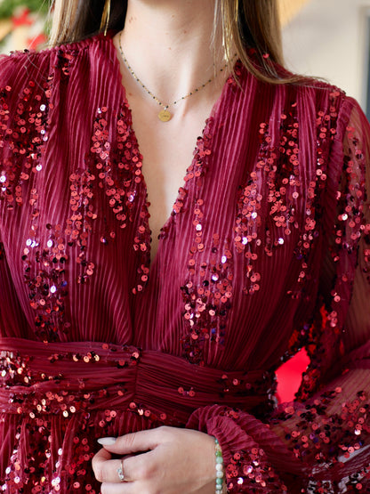 ROBE SANTA BORDEAUX